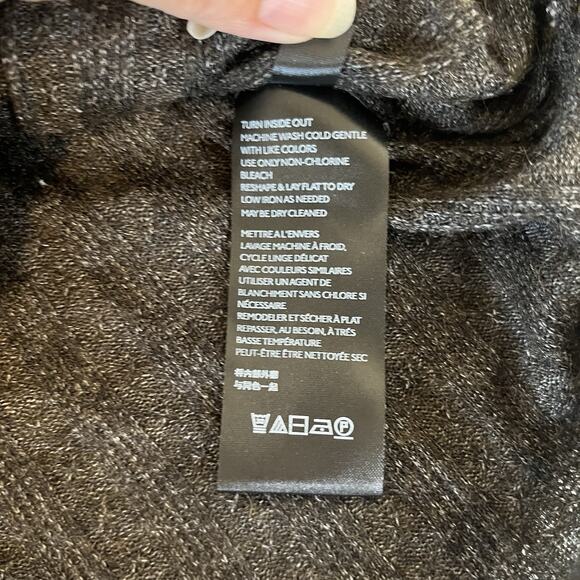 Maeve by Anthropologie Rafela Hacci Surplice Top Wrap Sweater Size XS Brown/Gray - Picture 9 of 10